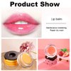 Strawberry Lip Balm, Vitamin E Lip Masks & Moisturizing Propolis Sleeping Lip Mask, Effective Reduces Lip Lines Prevention Dry and Cracked Lip Scrubs Exfoliator Smoothing Dry Lip Care