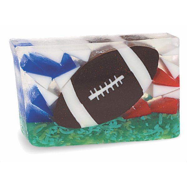 Primal Elements Glycerin Bar Soap | Helps All Skin Types, Sensitive, Oily & Dry Skin | NO PARABENS, VEGAN, GLUTEN FREE, 100% VEGETABLE BASE - (Football)