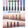 Chameleon Glitter Eyeliner Gel Pencil,Metallic Shimmer Gold Sliver Colored Gel Eyeliner Pen,Longlasting Waterproof Eye Liner Eyeshadow Cream Stick,High Pigmented,delineador de ojos contra el agua-01#