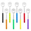 Ohuhu 8 Pack Back Scratcher: Extendable Telescopic Bear Claw Scratchers Back Itching Scalp Scratchers Portable Massager Hand Massage Tool with Rubber Handles Great for Mother Father Christmas Gifts
