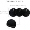 Vtrem 3 PCs Makeup Remover Pads: Reusable Soft Facial Cleaning Puffs Towels Christmas gifts Washable Make Up Removing Cloth Microfiber Multi-function, Black