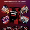 Poen Drinking Card Games Questions Challenges Fun Party Game for Adults Bachelorette Drinking Games Girls Night Christmas White Elephant Gift(Get You Drunk)
