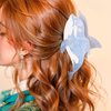 Ocean Killer Whale Hair Clip,Acetate Hair Claw,Small Hair Clips for Women,Light Blue