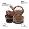 Boobeen 3 Color eyebrow Powder Palette, Waterproof Powder Eyebrow Makeup, Brow Definer Powder Eyebrow Filler to Shape Perfect Brow