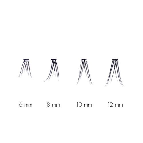 SWEED - No Lash-Lash False Eyelashes | Tapered, Natural, Lightweight | Vegan, Cruelty-Free, Clean Beauty (6mm, 8mm, 10mm, 12mm)