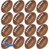 Mini Foam Footballs 16 Pcs Pack | 3.25” Inch Party Favor Balls | Mini Football Stress Balls Bulk | Football Party Decorations | Big Game Party Decorating Footballs | Small Foam Footballs | by Anapoliz