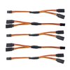 Vgoohobby 5PCS 150mm Servo Splitter Cable,1 Male to 2 Female JR Style Servo Y Harness Cables Extension Lead Wire for RC Cars Airplane Helicopter Drone