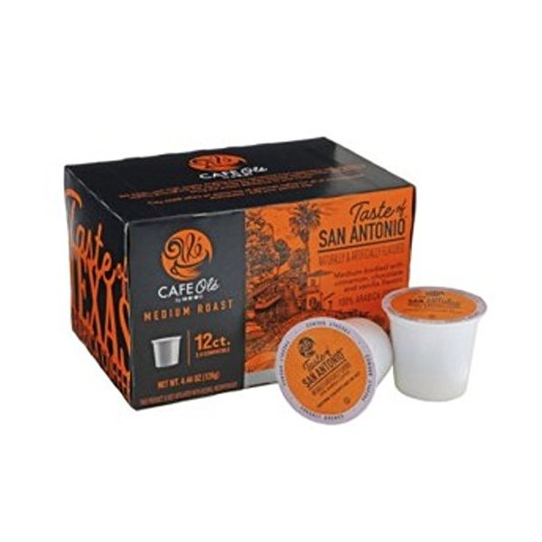 H-E-B Cafe Ole Taste of San Antonio Medium Roast Single Serve Coffee Cups 12 count