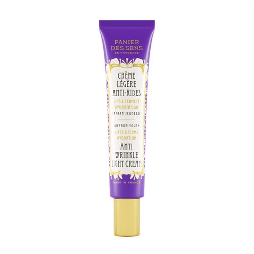 Panier des Sens - Light Anti Aging Face Cream - Hyaluronic Acid + Saffron Extract - Anti Wrinkle ...
