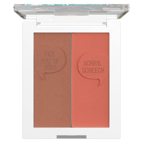wet n wild Saved By The Bell Highlighter + Illuminator Glow Face Duo, Highlighter Makeup Powder, Illumniator Makeup Powder, Cruelty-Free Makeup, Nerd Alert, (1114535)
