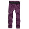 Rdruko Women's Ski Pants Waterproof Insulated Outdoor Hiking Winter Softshell Cold Weather Snow Pants(Purple, US M)