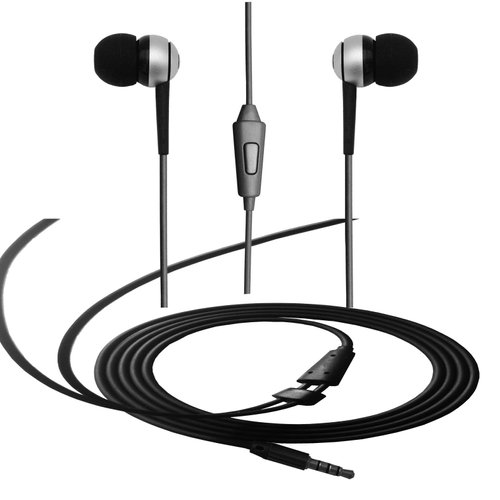 Wired Earbuds in-Ear Stereo Earphones with Microphone 1-Button Control Ear Buds Premium Sound Noise Isolating Headphones with 3.5mm Audio Output, for iPhone, iPod, iPad, MP3, Samsung,etc