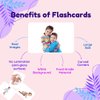 My First Actions Flash Cards for Toddlers - 24 Cards - 48 Sides, Montessori, Educational, Kindergarten, Preschool Learning Activities, Gifts for Kids, 1-4 Years Babies, Fun & Educational Flashcards