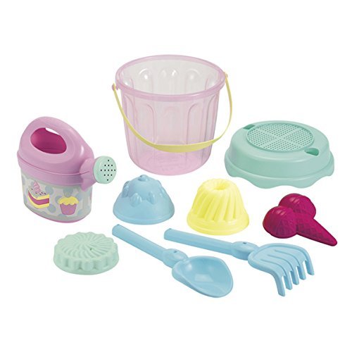 Ecoiffier "Muffin Bucket Set with Watering Can (Multi-Colour)