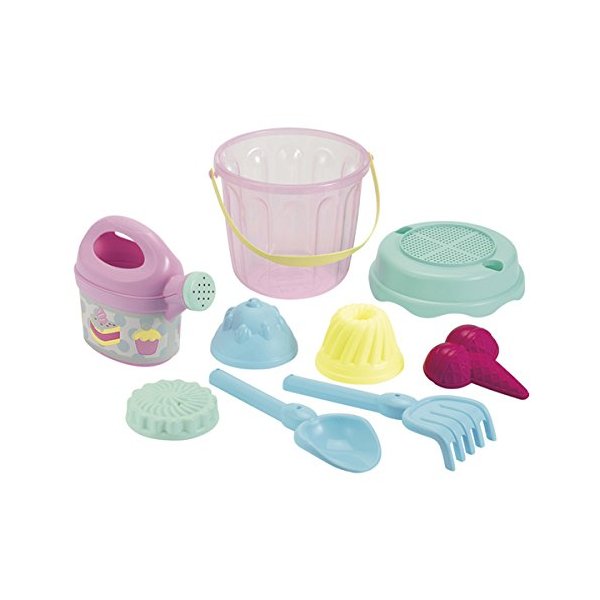 Ecoiffier "Muffin Bucket Set with Watering Can (Multi-Colour)