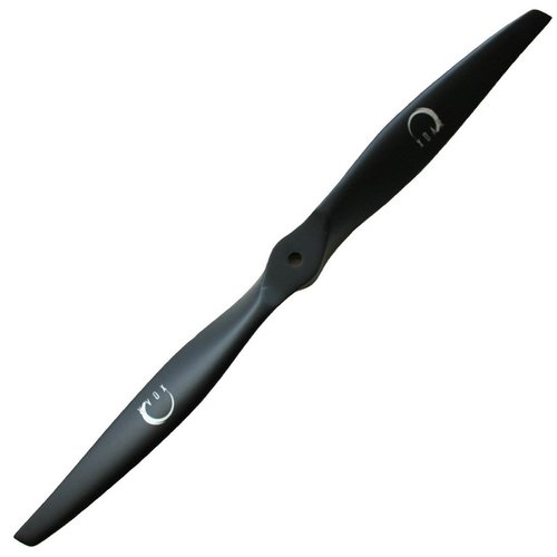XOAR PJM-E 15x8 Electric RC Airplane Propeller. 15 Inch 2 Blade Black Wood Prop for Electric Motor