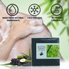yoniagood 3 Pack Natural Activated Charcoal Soap Bar Black Soap for Face & Body Cleanse, Handmade Bamboo Charcoal Soap with Coconut Oil, Gentle Cleanser Soap for Men Women All Skin Types