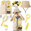 YOPINSAND Kids Explorer Kit & Bug Catcher Kit, Kids Camping Gear for Kids, Outdoor Exploration Set with Vest & Hat, Ideal Outdoor Camping Adventure Toys for Boys Girls 3-12