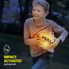 Rechargeable Light Up Football - Glow in The Dark Ball - NO 6 - Outdoor Sports Birthday Gifts for Boys 8-15+ Year Old - Kids Teenage Youth Gift Ideas - Boy Toys Stuff Ages 8 9 10 11 12 13 14 15