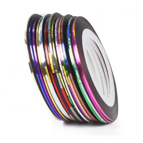 Great Fashion 18 Color Rolls Striping Tape Line Nail Art Decoration Sticker New