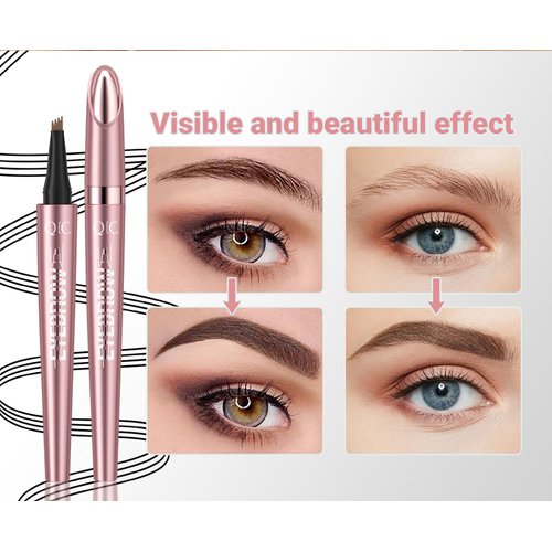 Forever yameili Liquid Eyeliner Pencil with Special Tip, Long Lasting Formula, Pink (Q708-Gray), 1 Count (Pack of 1)