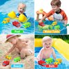 No Hole Bath Toys for Babies and Toddlers, Car Bath Toys for Infant Kids 1-3, Beach Pool Bathtub Toys for Kids, Baby Bath Toys 1-3 6 12 18 Month, Birthday Valentines Day Gifts for Kids Boys Girls