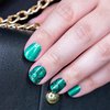 Color Street Nail Polish Strips Snake My Day - Green Snakeskin Pattern