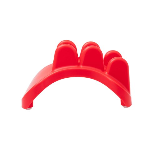 PSO-Neck Muscle Release Tool and Neck Massager - Neck Tension Reliever and Personal Self Massager, Occipital Release, Muscle Massager, Neck Massager, Muscle Relief - Sunset Red