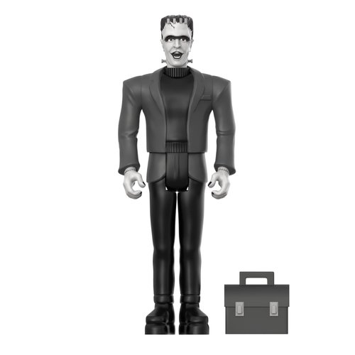 Super7 The Munsters Herman Munster (Grayscale) - 3.75" The Munsters Action Figure with Accessory Classic TV Collectibles and Retro Toys