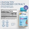 SOLARAY CranActin Cranberry Extract 400 mg - Cranberry Supplements for Women and Men - Bladder and Urinary Tract Health Support with Vitamin C - Vegan, 60-Day Guarantee, 60 Servings, 60 VegCaps