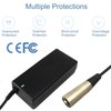 24V 2A Electronic Scooter Battery Charger for Go-Go Elite Traveller SC40E/SC44E, Jazzy Power Chair,Schwinn S300 S350 S400 S500 S650,Pride Hoveround Mobility,Ezip 400 500 650 750 900 Mountain Trailz