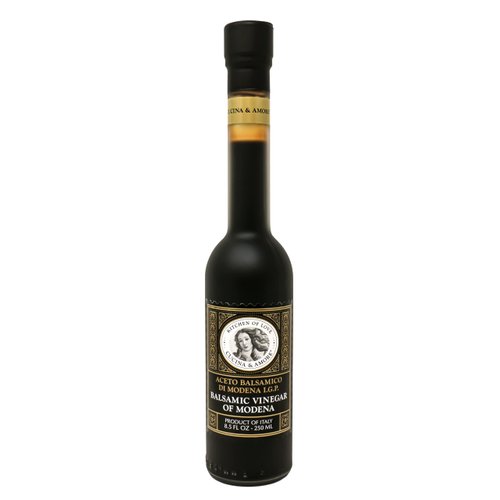 Cucina & Amore Balsamic Vinegar Of Modena | High Density, Authentic Italian IGP, Food Glaze, Reduction, Salad Dressing, Cooking, Baking, 8.5 Fl Oz