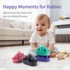 Bath Toys for Baby Silicone Bathtub Floating Toy for Toddler Kids Pool Bath Boats Toy, 4Pcs Castles Sets