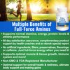 Full Force Amino Acid Supplement, Tissue Building Essential Amino Acids for Workout Recovery. Amino Acids for Performance 5000mg 200 EAA BCAA Tablets