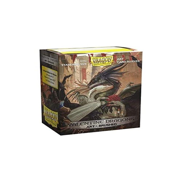 Dragon Shield Sleeves – Valentine Dragons 100 CT - MGT Card Sleeves are Smooth & Tough - Compatible with Pokemon, Yugioh, & Magic The Gathering Card Sleeves