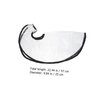 Beaupretty 2pcs Shampoo Funnel Barber Dye Washing Funnel Shampoo Washing Cape Shampoo Cape Barber Cape Salon Funnel Adjustable Clear Shampoo Sheer Cape Shawl Plastic Dye or Hair Bib
