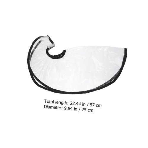 Beaupretty 2pcs Shampoo Funnel Barber Dye Washing Funnel Shampoo Washing Cape Shampoo Cape Barber Cape Salon Funnel Adjustable Clear Shampoo Sheer Cape Shawl Plastic Dye or Hair Bib