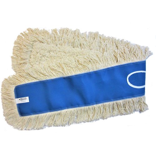 48" Industrial Strength Washable Cotton Dust Mop Refill Replacement Head for Home & Commercial Use for 48 Inch Frame Cleans Hardwood Laminate Concrete or Other Floor Systems
