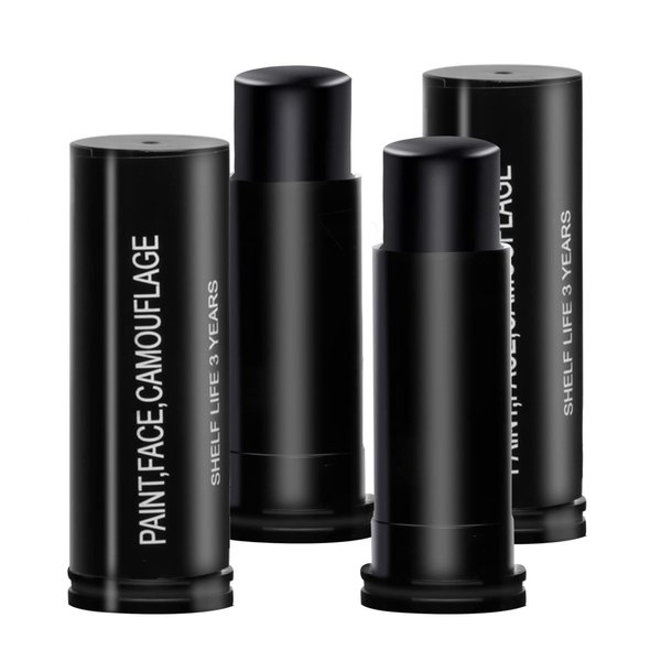 TOSOUATOP [3 PCS] for Eye Black Baseball/Softball/Football, [Ultra-Long Lasting], [Easy To Use], [Easy To Clean], Halloween Makeup/Cosplay/Party for Sports Eye Black Stick, Black+Black+Black