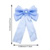 2 PACK Big Bow Hair Clip, Big Bowknot Camellia Hair Barrettes French Hairpin Snap Hair Clasps Cute Tulle French Hair Styling Accessories for Women Girls (Blue + Purple)
