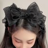FRCOLOR Bow Headbands for Women, Big Bowknot Hair Hoop Bowknot Hair Band Hair Daily Use Accessories