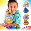 JA-RU Giant Glitter Rubber Ducks (4 Rubber Duckies Assorted) Baby Bath Toys & Pool Beach Essentials. Stress Relief Sensory Play Fidget Toy. Bulk Pinata Filler Stocking Stuffer. 4343-4s