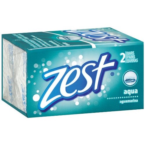 Zest Aqua Bar Soap, 3.2-Ounce (Pack of 2)