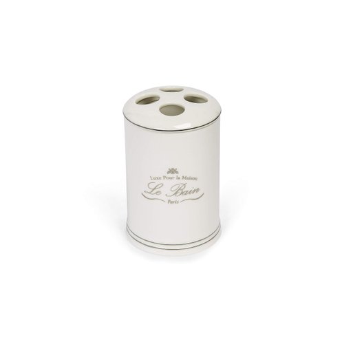 Kassatex ALB-TBH-W Le Bain Toothbrush Holder, White