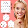 Isslly 2 Sheets Star Face Gems Stickers, Star Moon Pearl Face Jewels Tattoo Stickers, Acrylic Rhinestones Makeup Sticker for Eyes, Ears, Body for Women, Girls for Halloween, Parties, Festivals