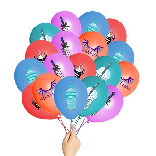 35 Pack Fantasy Balloons, 12 Inches Bookish Party Favors Ac Latex Balloons Party Supplies, Fantasy Decorations For Book Lover Birthday
