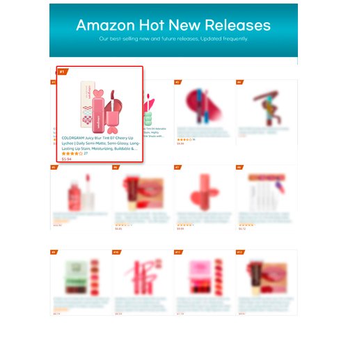 COLORGRAM Juicy Blur Tint 05 Happy Cherry Smile | Daily Semi-Matte, Semi-Glossy, Long-Lasting Lip Stain, Moisturizing, Buildable & Blendable, highly Pigmented (0.12 Fl. Oz.)