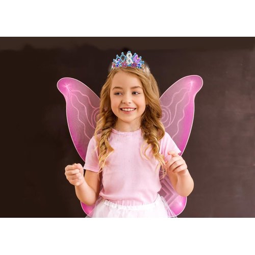 8th Birthday Crown for Girls, 8th Birthday Headband for Girls, 8th Birthday Tiara for Girls 8th Birthday Decoration for Girls 8th Birthday Crown with Bow Pearl Flowers for Girls 8 Year Old Disposable