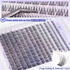 Natural Lash Clusters Wispy Cluster Eyelash Extensions 168pcs Individual Lashes 8-16mm C Curl DIY Lash Extension Natural Look Soft Thin Band Cluster Lashes by ALICE