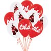 24 Cola latex printed balloons for birthday celebrations, friends parties, Christmas, bachelorette parties, summer parties, movie themed parties decoration supplies.